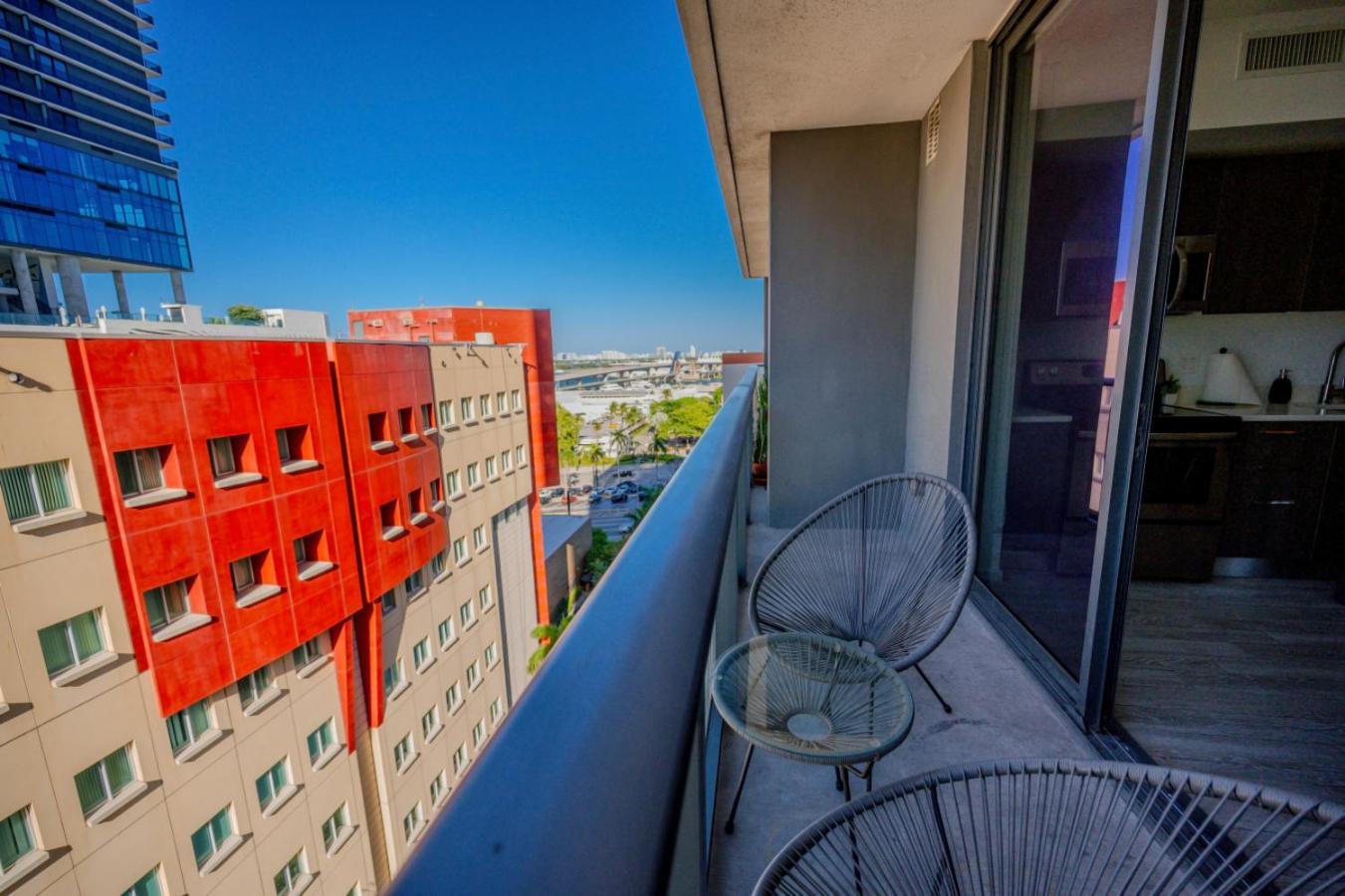 Luxury Loft - Free Parking - Ocean View - Brickell Downtown Appartement Miami Kamer foto