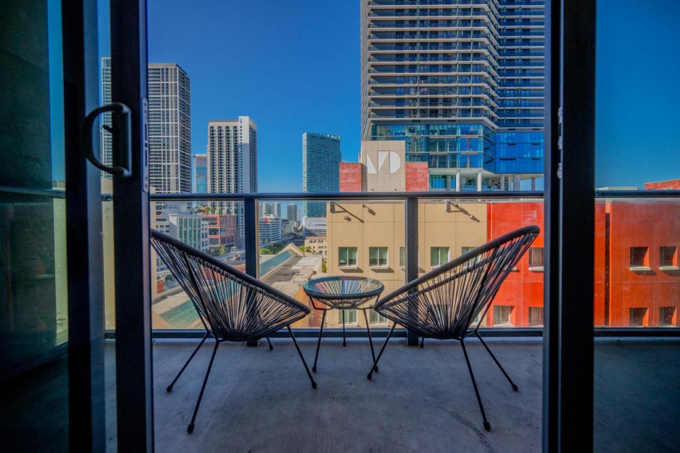 Luxury Loft - Free Parking - Ocean View - Brickell Downtown Appartement Miami Kamer foto