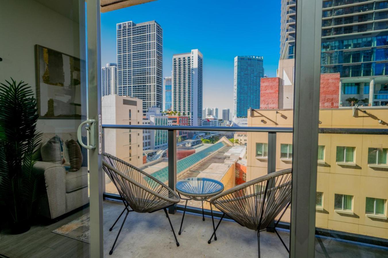 Luxury Loft - Free Parking - Ocean View - Brickell Downtown Appartement Miami Kamer foto