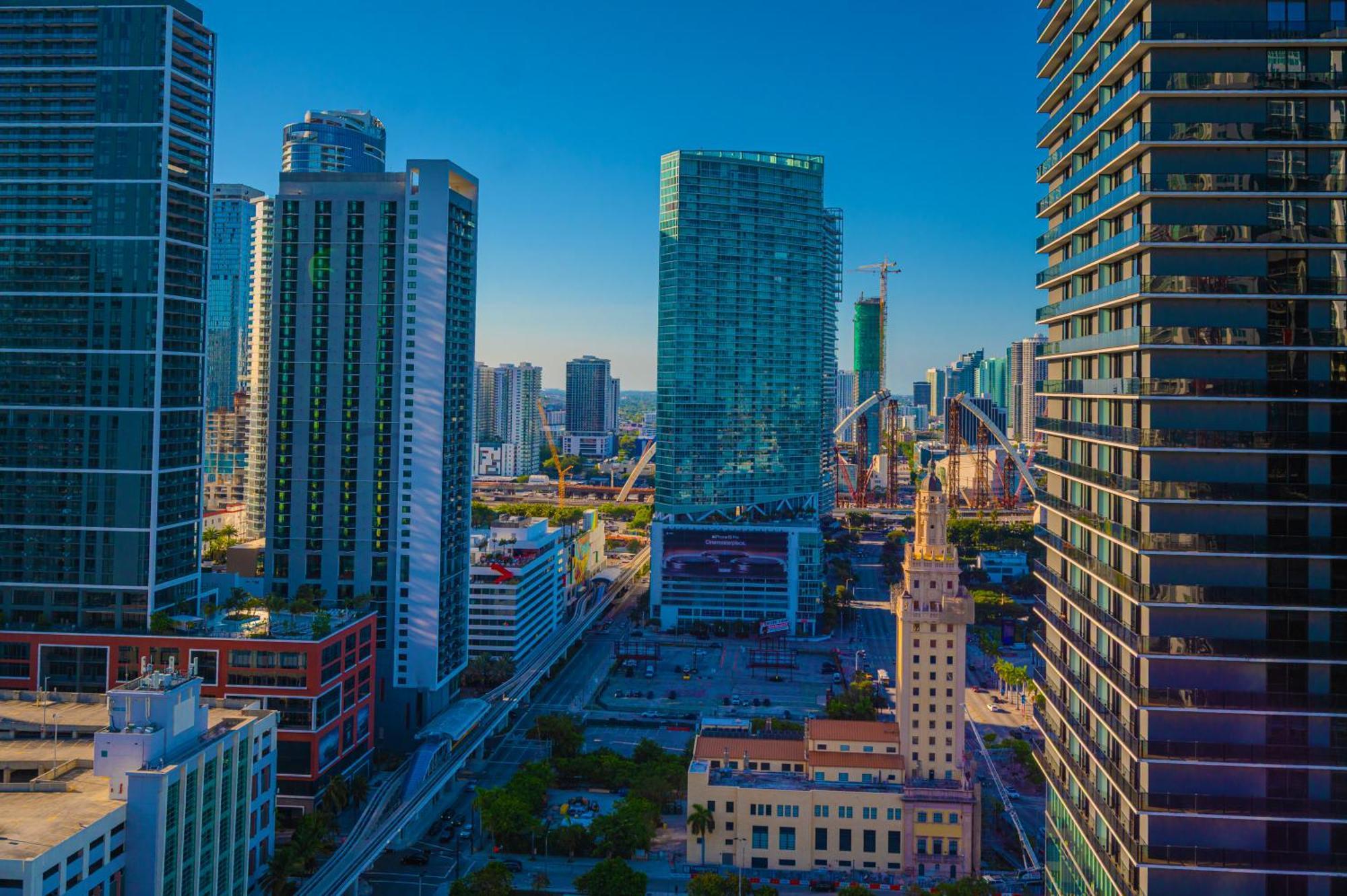 Luxury Loft - Free Parking - Ocean View - Brickell Downtown Appartement Miami Kamer foto